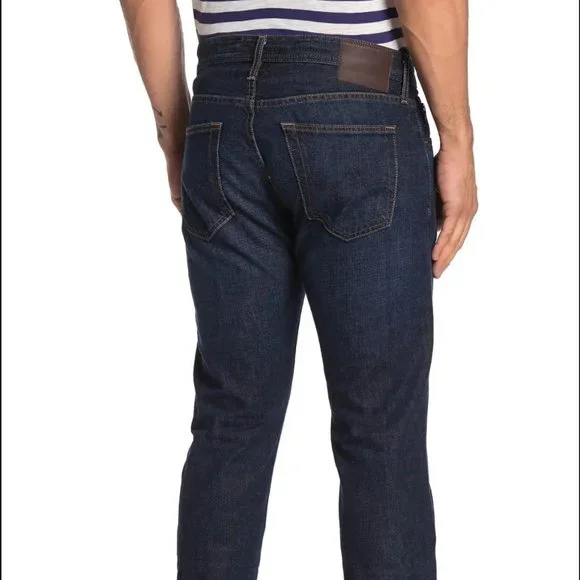 NWT AG Men's Jeans Matchbox Slim Straight  HERITAGE Medium Blue 33 W x 34L RARE! - Picture 6 of 9